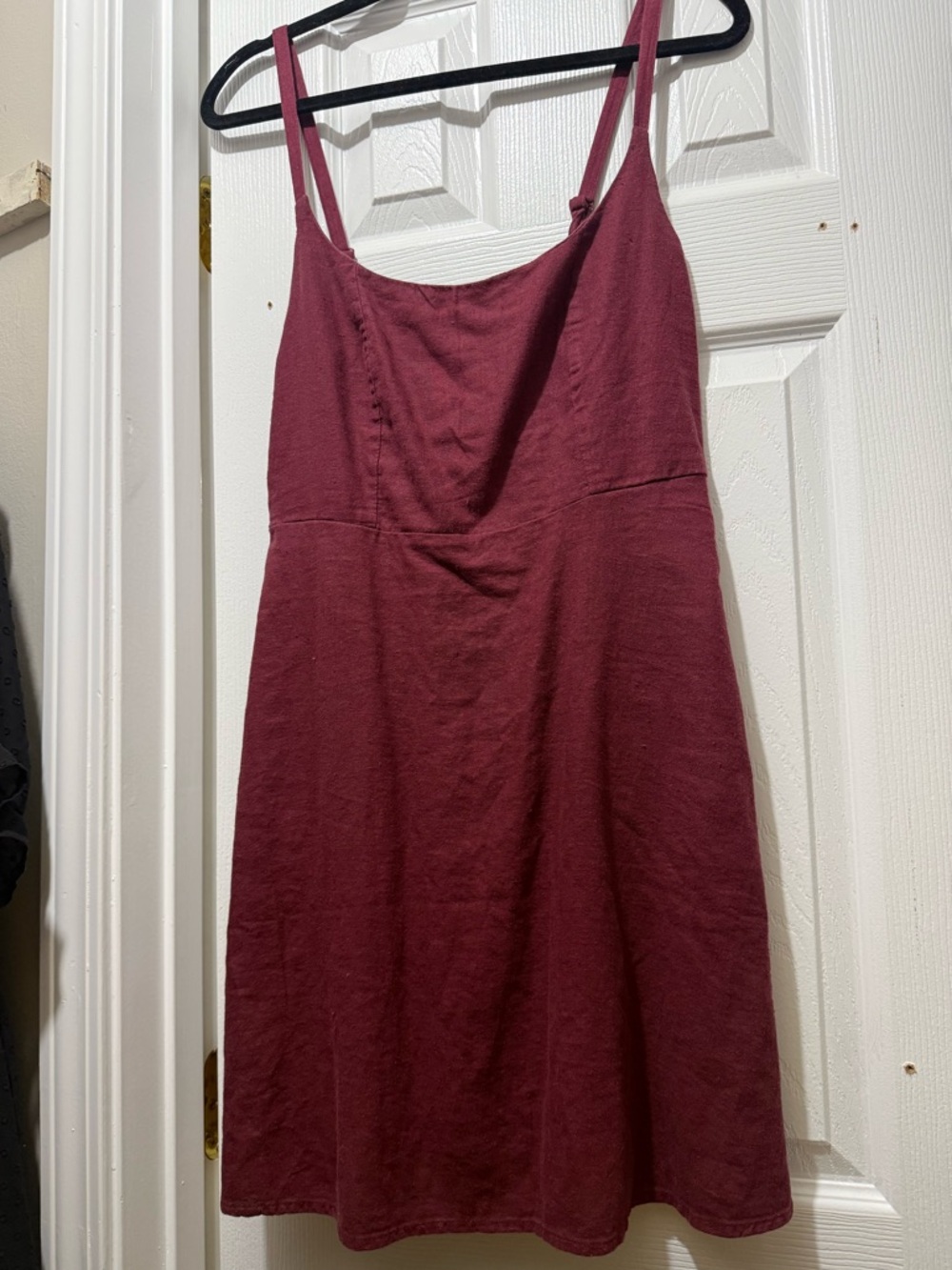 Old Navy Burgundy Spaghetti Strap Mini Dress